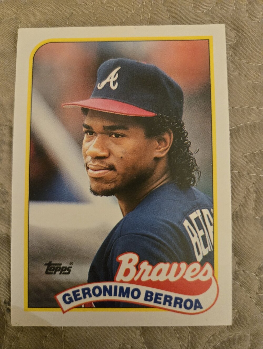 1989 Topps Baseball Card Geronimo Berreoa